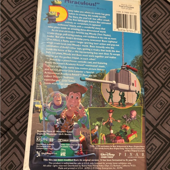 Disney Toy Story vhs - Picture 2 of 5